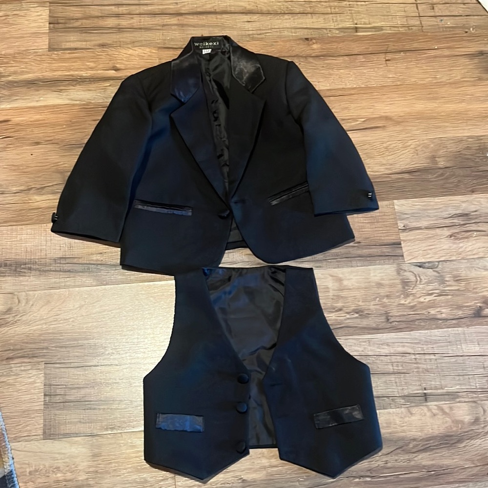 Baby Tux Suit Vest, Blazer, and Pants size 1